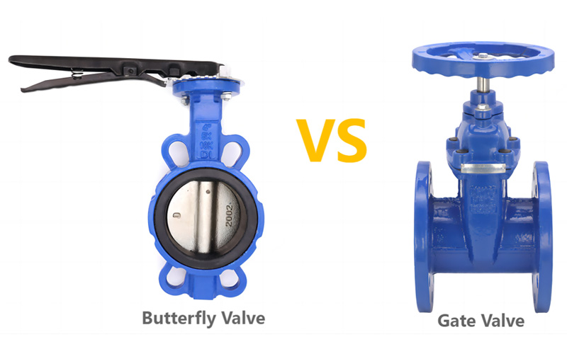 Cast iron gate valve vs cast iron butterfly valve
