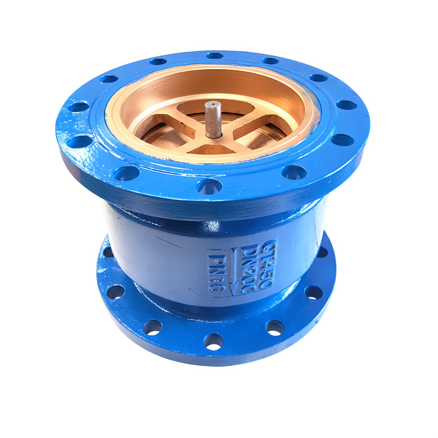 Flanged Vertical Lift Spring Non Return Silent Check Valve Pn16