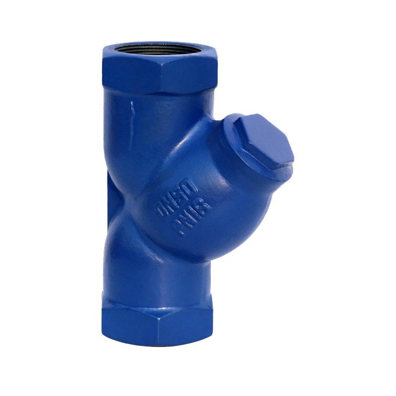 Y Type Thread End Strainer with Drain Cap