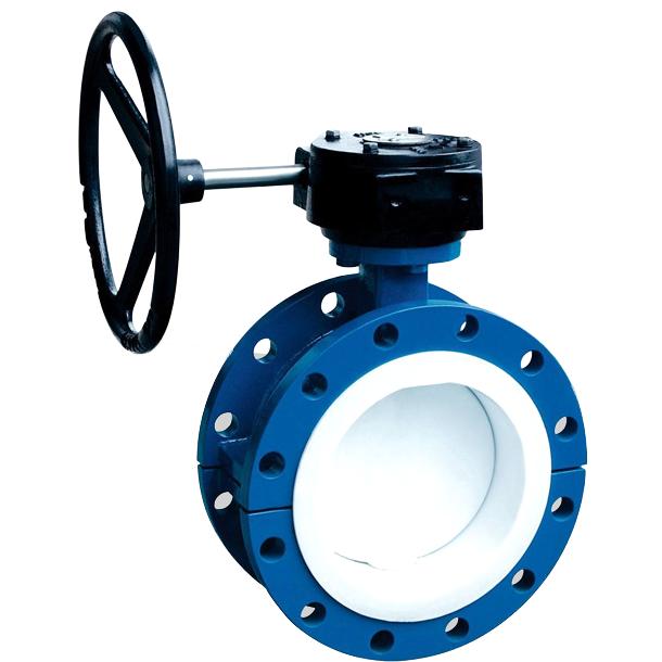 Flange Butterfly Valve PTFE Lined