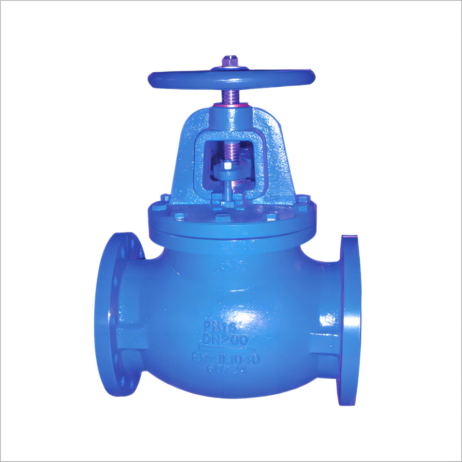 En13789 Cast Iron Steam Bellow Seal Water Control Globe Valve