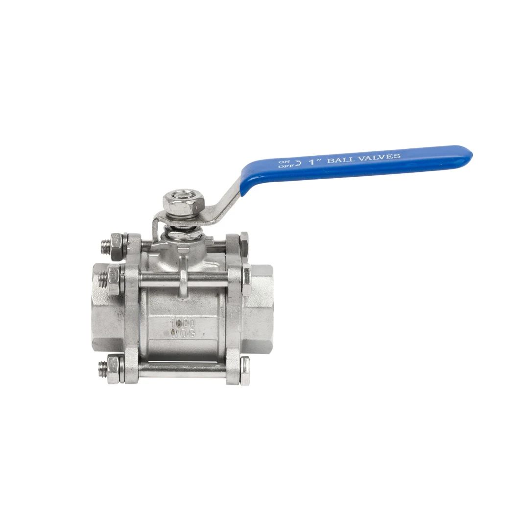 3PC Stainless Steel Threaded Ball Valve