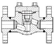 Welded flange swing check valve (6)