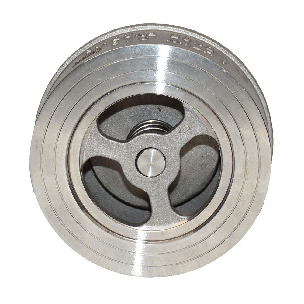 Stainless steel spring Singe Disc Wafer Check Valve