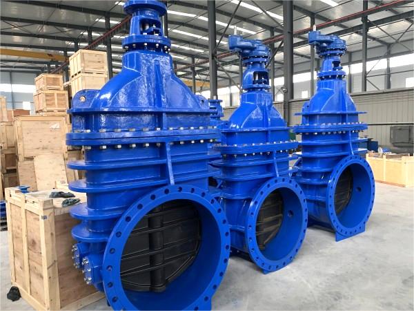 DN1000 PN10 Cast Iron Resilient non-rising stem gate valves has been shipped