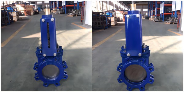 Cast steel knife gate valves are exported to Russia for civil sewage systems