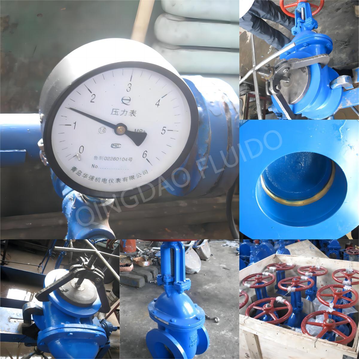 Cast iron BS3464 gate valve BS10 Table E Pressure Tested & Shipped