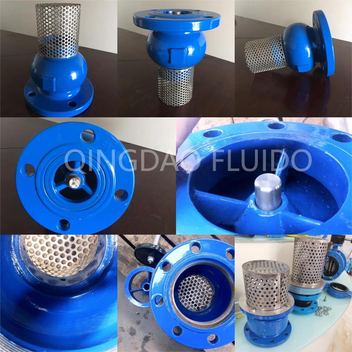 Cast iron foot valve with stainless steel 304 strainer introduction
